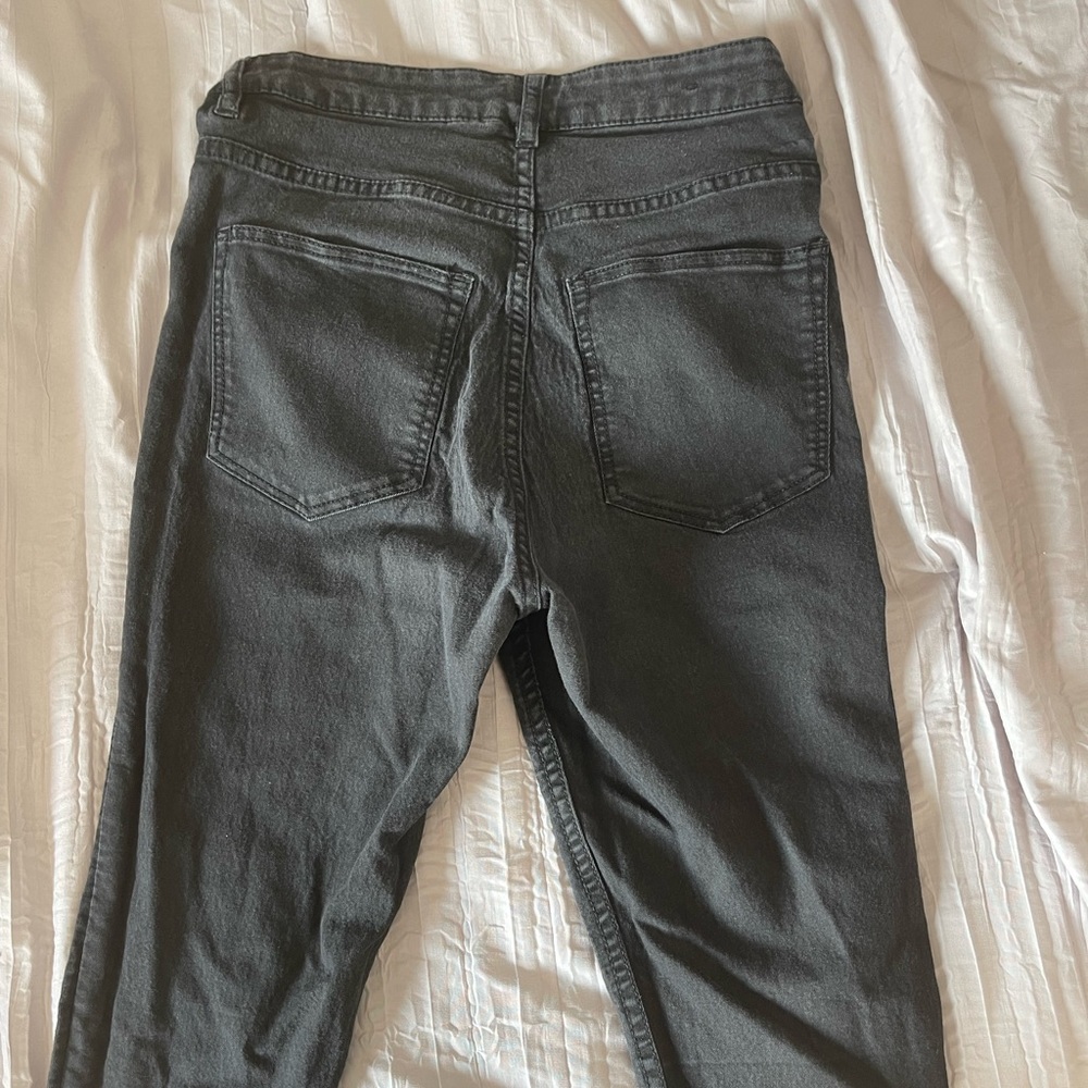 High Waisted Black Skinny Jeans